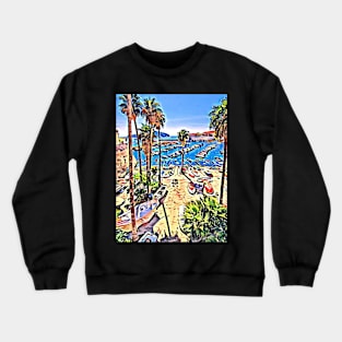 Out and about in Dubrovnik Crewneck Sweatshirt